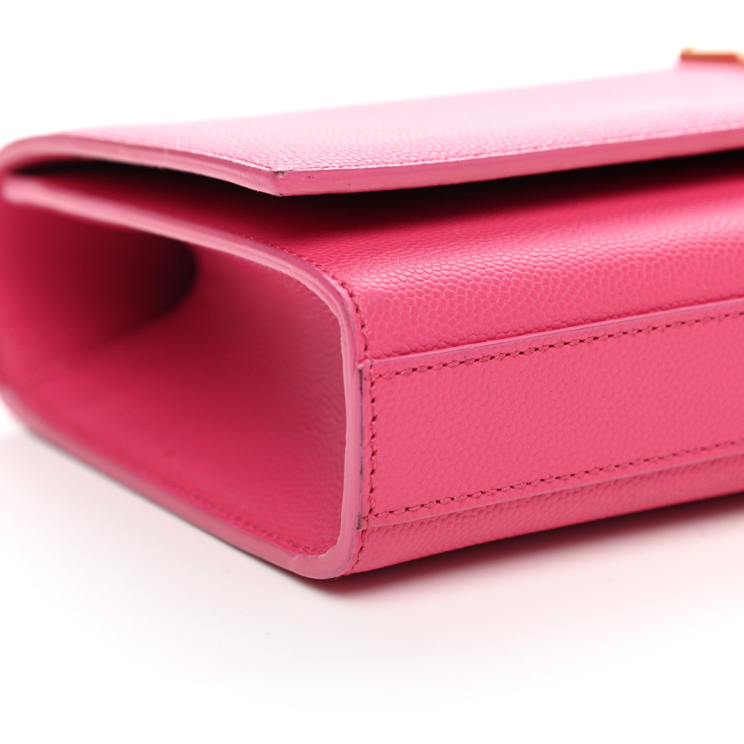 Saint Laurent Grain De Poudre Classic Monogram Cassandre Clutch Lipstick Fuchsia 11 of 12