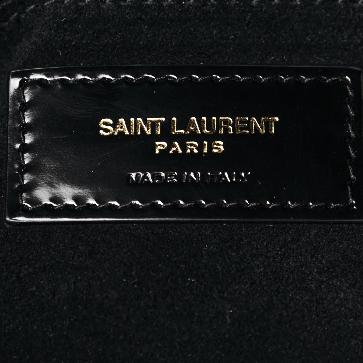 Saint Laurent Patent Le 90 Shoulder Bag Black 6 of 18