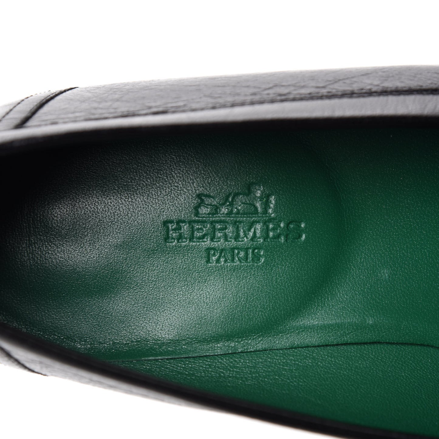 Goatskin Womens Paris Loafers 37 Black