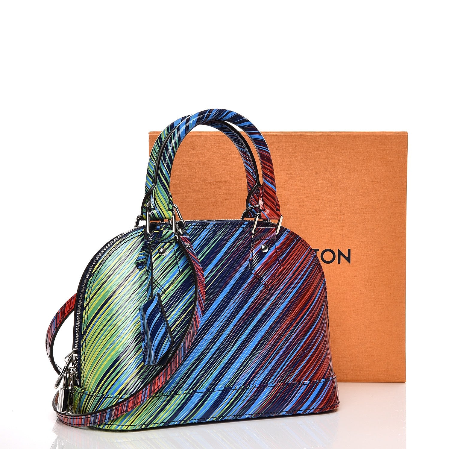 Louis Vuitton Epi Tropical Alma BB Vert Rouge 8 of 8
