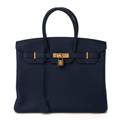 Hermes Togo Birkin 35 Bleu Nuit 1 of 9