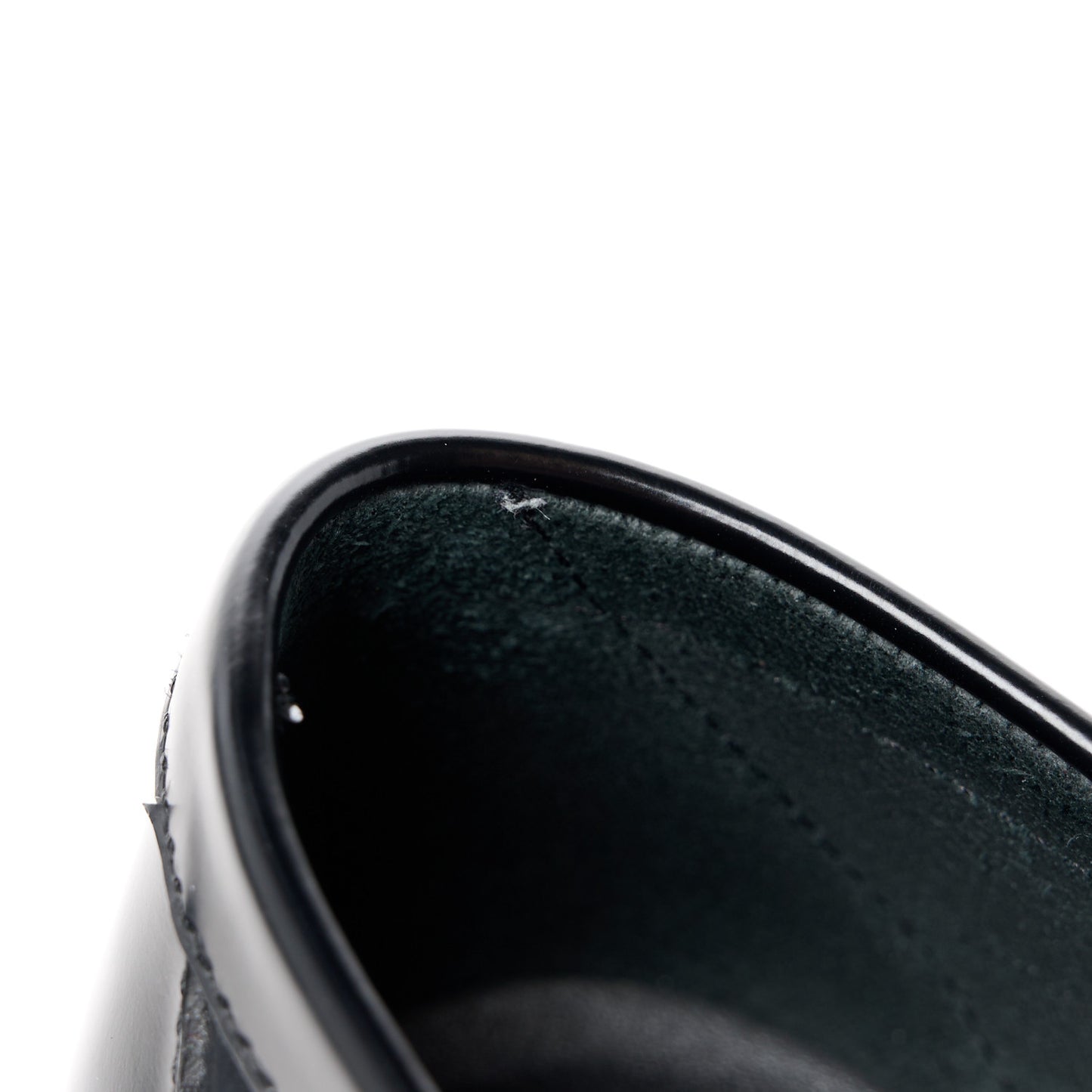 Calfskin Metal CC Loafers 36.5 Black