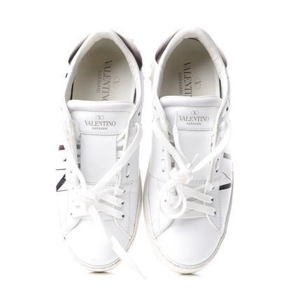 Valentino Garavani Calfskin VLTN Rockstud Open Sneakers 36.5 White 5 of 11