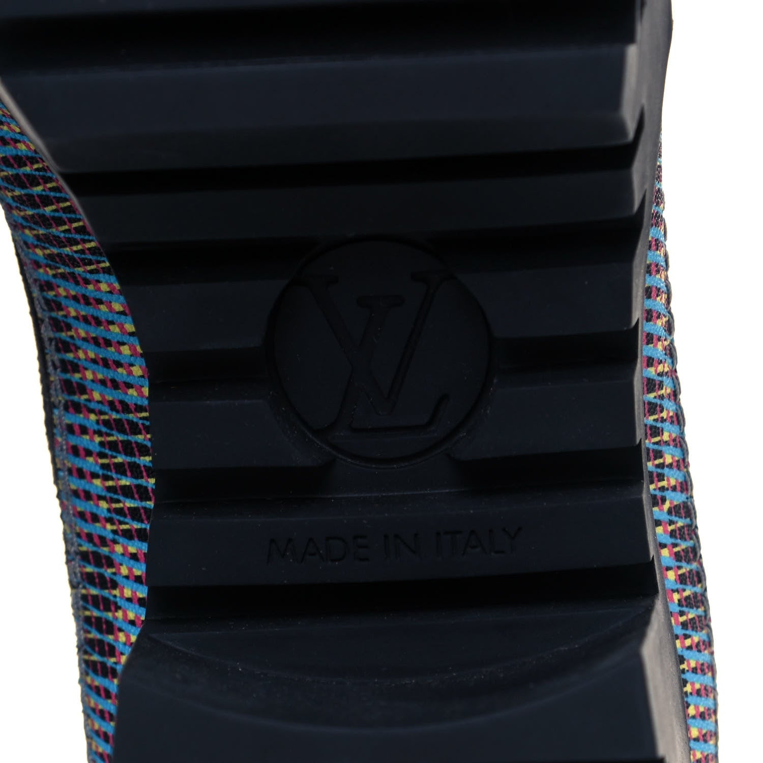 Louis Vuitton Monogram LV Pop Suede Calfskin Laureate Platform Desert Boots 36.5 Blue 6 of 6