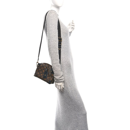 Louis Vuitton Monogram Petite Malle Souple Black 2 of 9