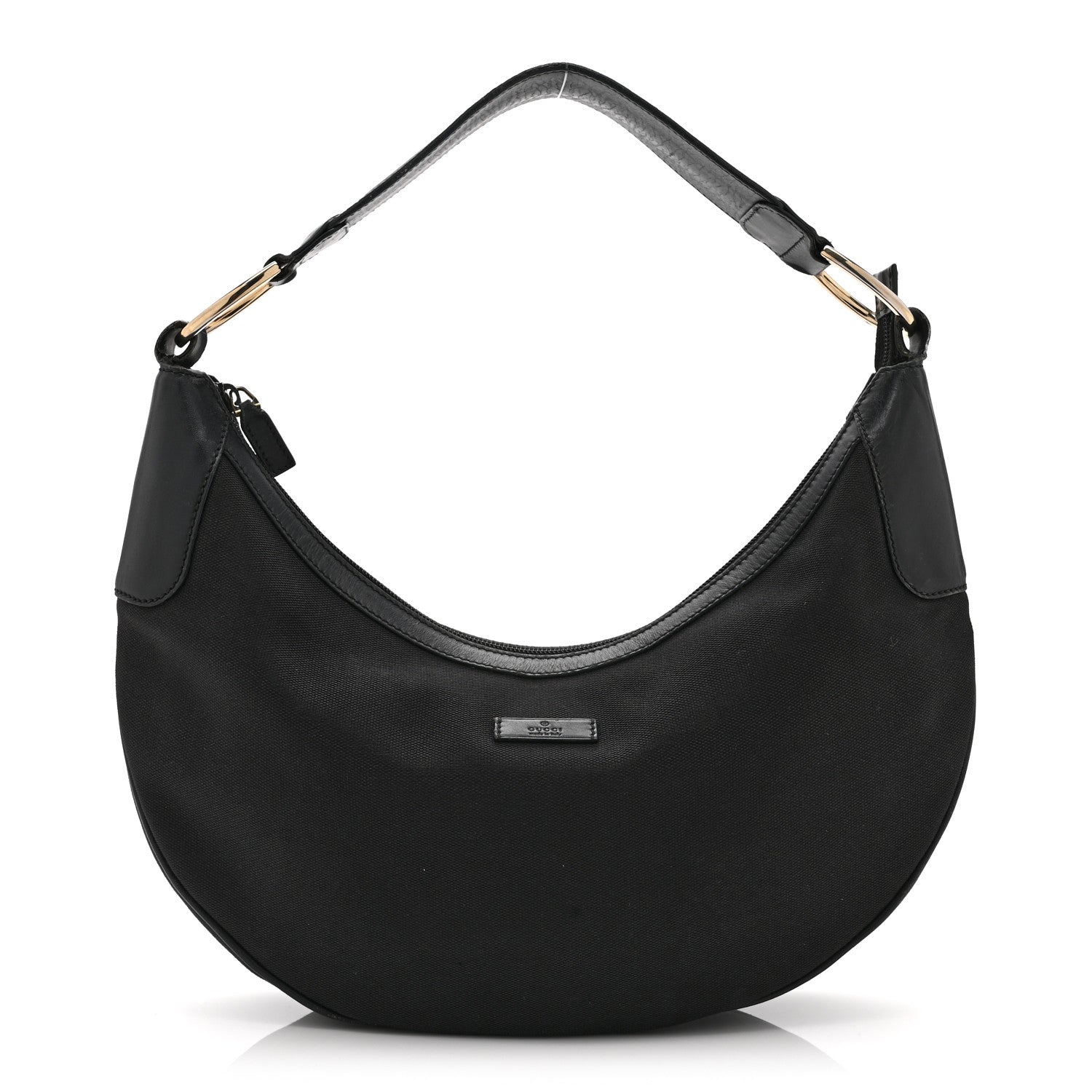 Gucci Monogram Half Moon Hobo Black 1 of 12