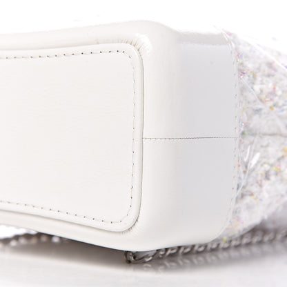 Chanel Tweed PVC Quilted Gabrielle Backpack White 9 of 11