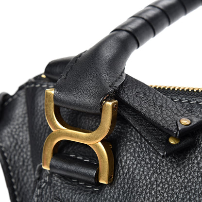 Chloe Calfskin Medium Marcie Satchel Black 10 of 12