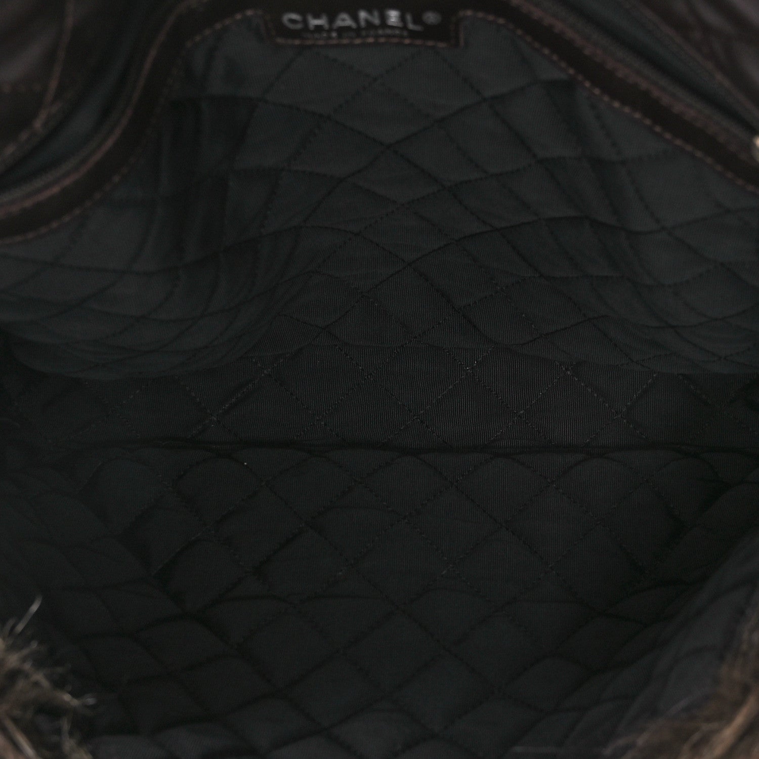 Chanel Lambskin Quilted Fantasy Fur Flap Brown 5 of 10