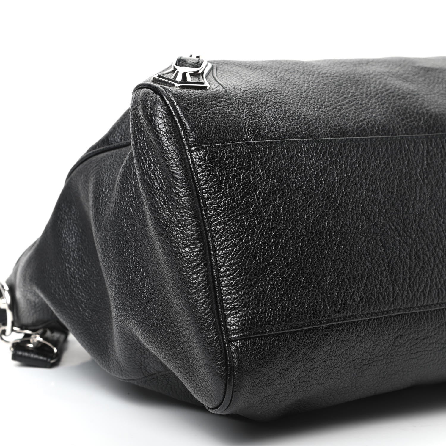 Balenciaga Chevre Silver Metallic Edge Hardware Velo Black 9 of 10