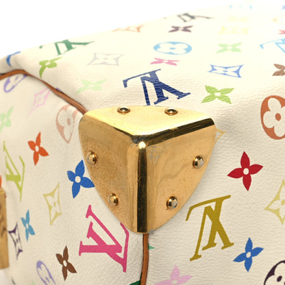 Louis Vuitton Monogram Multicolor Speedy 30 White 10 of 14