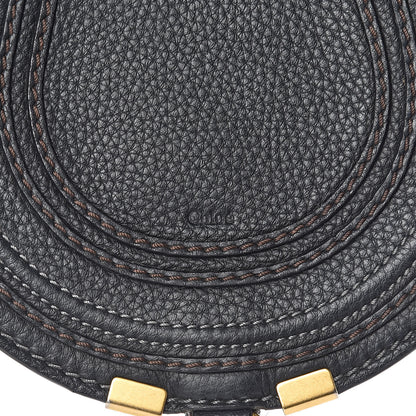 Chloe Calfskin Mini Marcie Round Crossbody Bag Black 10 of 13