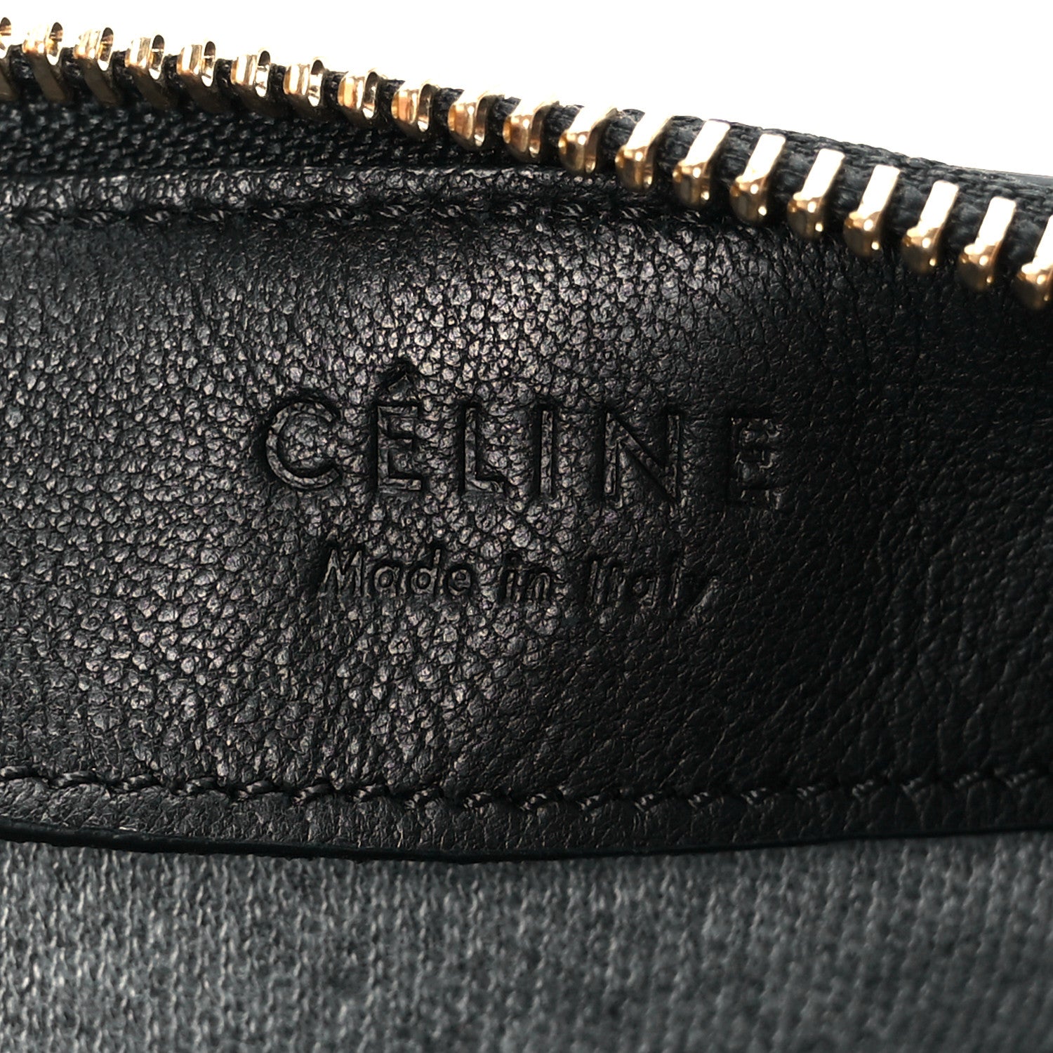 Celine Lambskin Large Trio Crossbody Bag Black 6 of 11