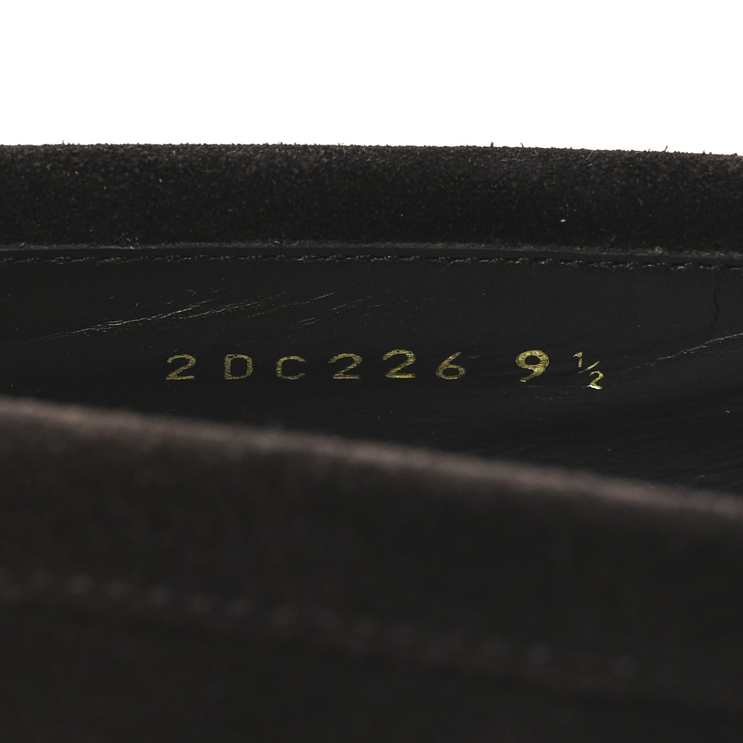 Vitello Scamosciato Triangle Mens Loafers 9.5 Brown