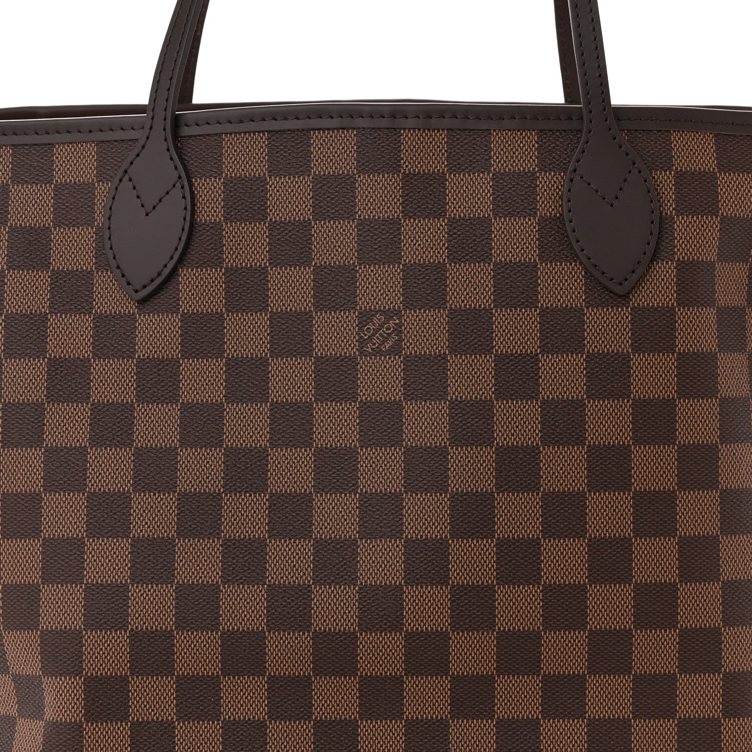 Louis Vuitton Damier Ebene Neo Neverfull MM Rose Ballerine 8 of 11