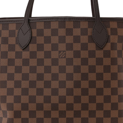 Louis Vuitton Damier Ebene Neo Neverfull MM Rose Ballerine 8 of 11