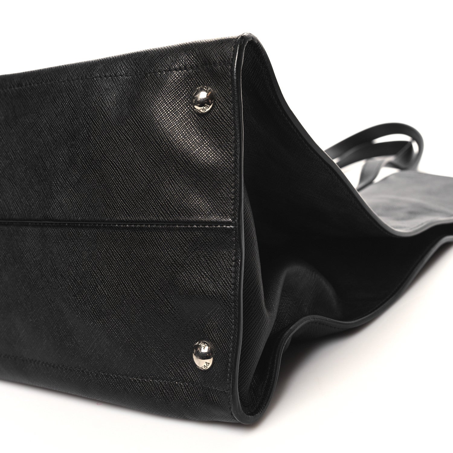 Prada Saffiano Lux Cuir Tote Black 9 of 11