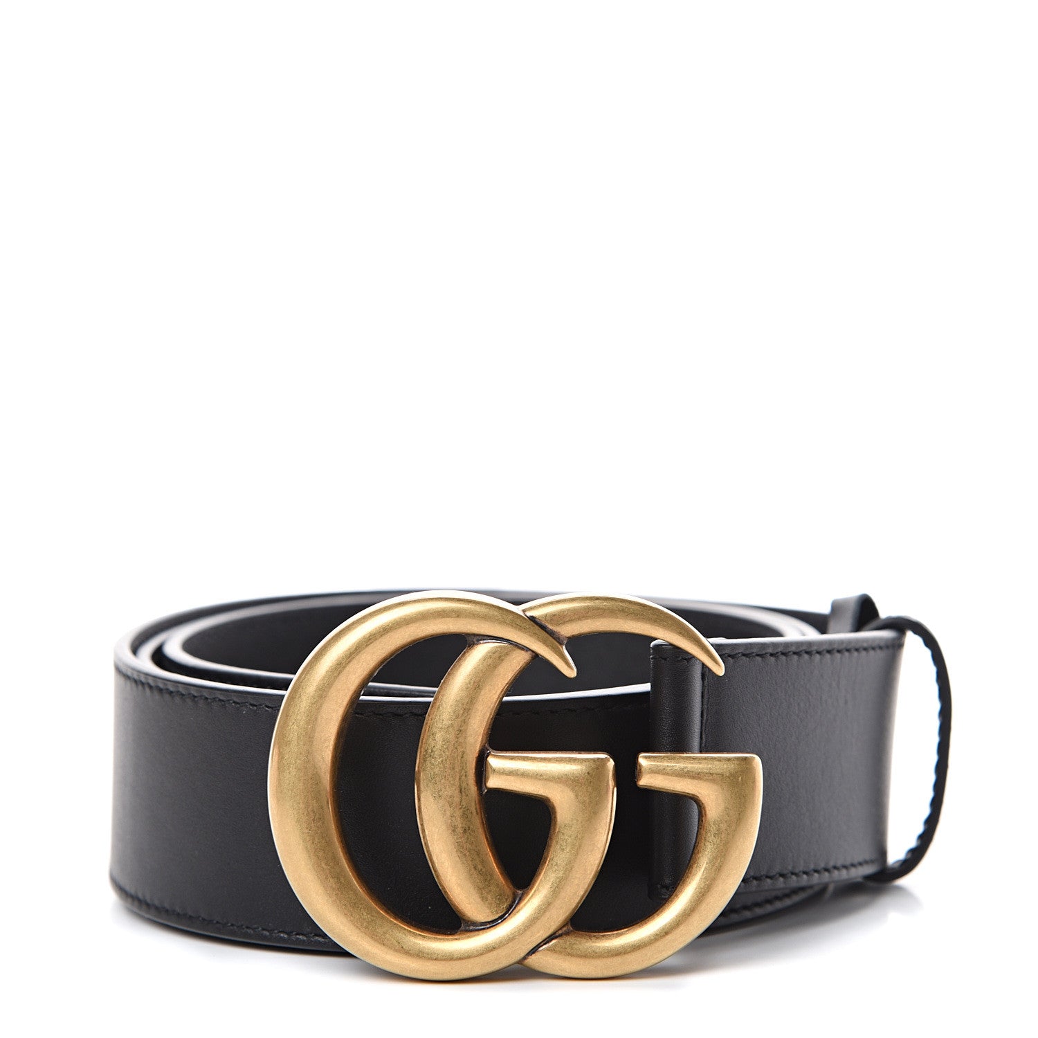 Gucci Calfskin Double G 40mm Belt 100 40 Black 1 of 5