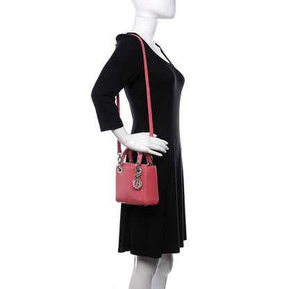 Christian Dior Lizard Swarovski Crystal Mini Lady Dior Pink 2 of 9