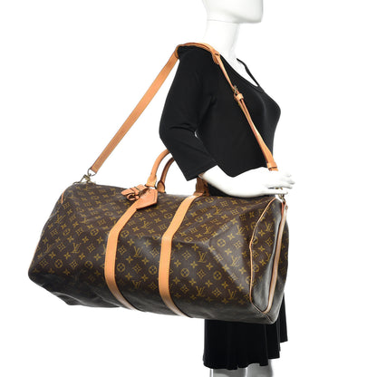 Louis Vuitton Monogram Keepall Bandouliere 55 2 of 18