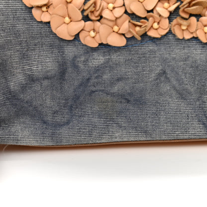 Chanel Denim CC Flower Tote Blue 14 of 20
