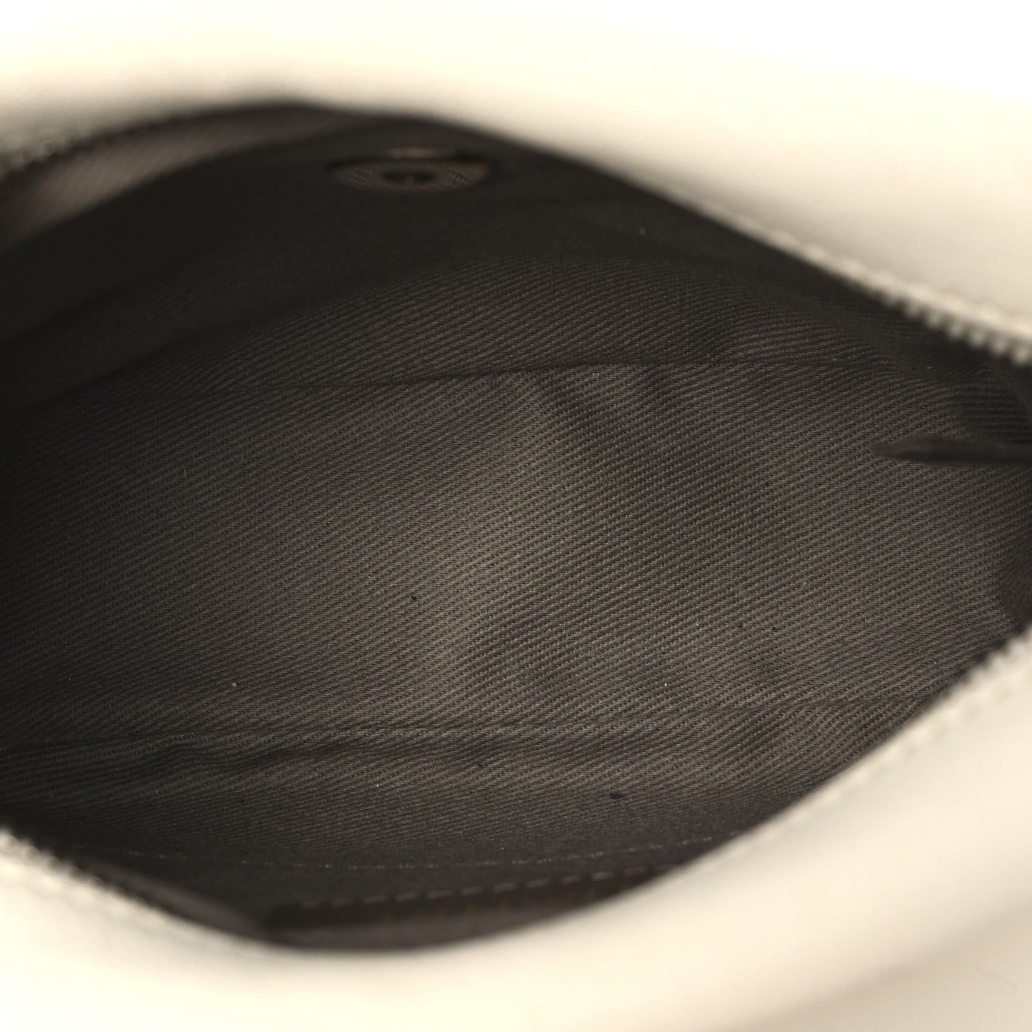 Goatskin Quilted Small Casual Trip Camera Case White