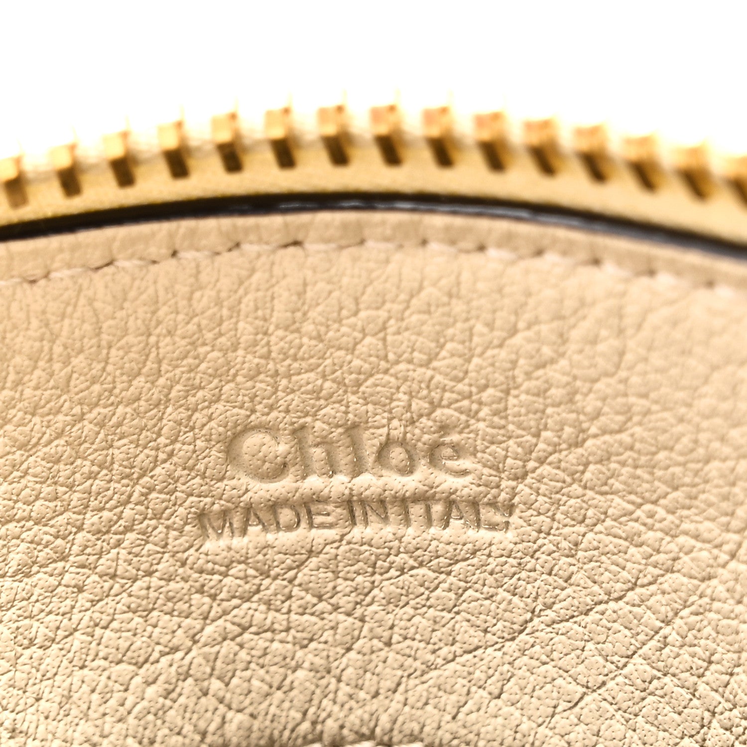 Chloe Grained Buffalo Small Paddington Chain Bag Cloudy Cream 6 of 9