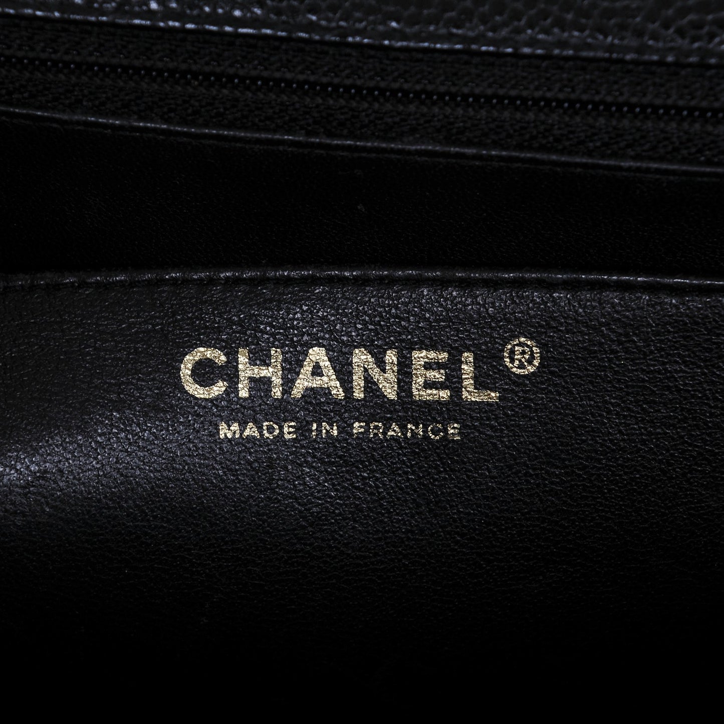 Caviar Quilted Jumbo Single Flap Black
