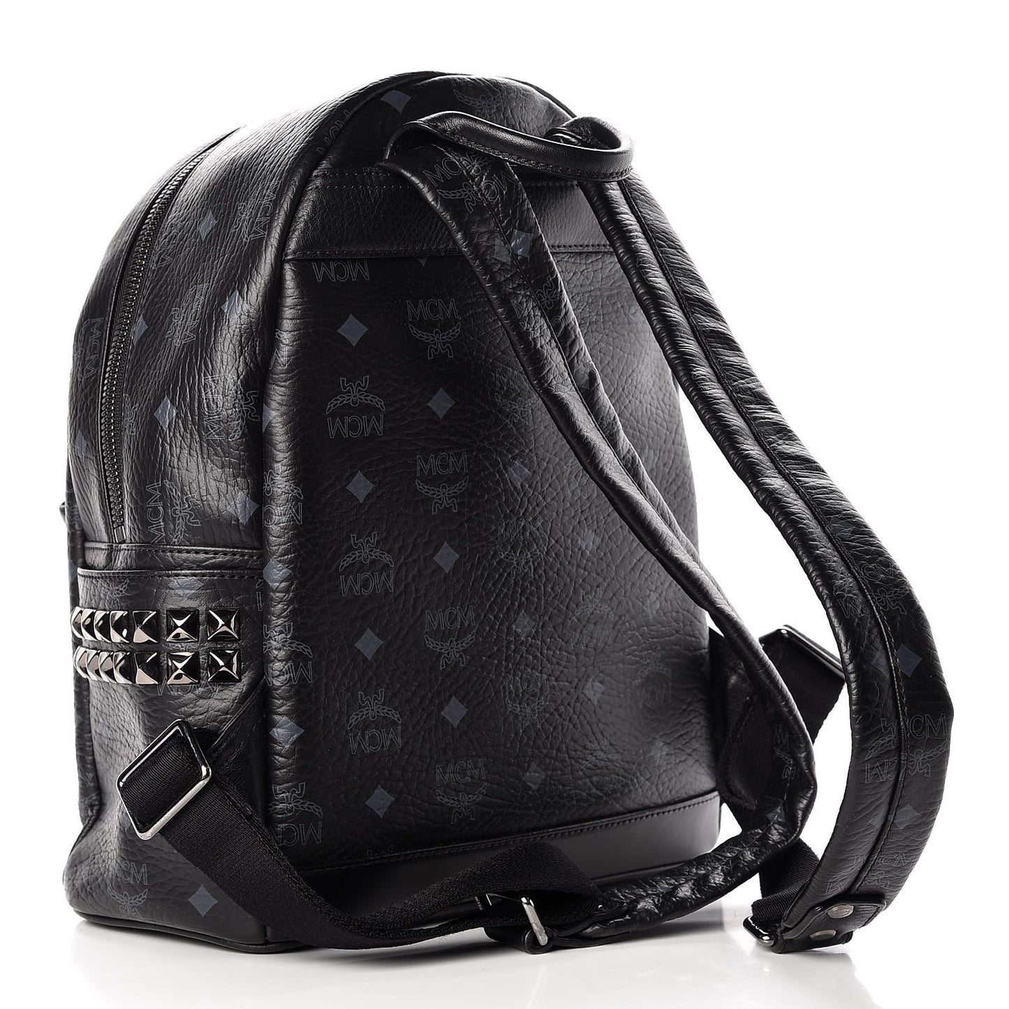 Visetos Small Side Stud Stark Backpack Black