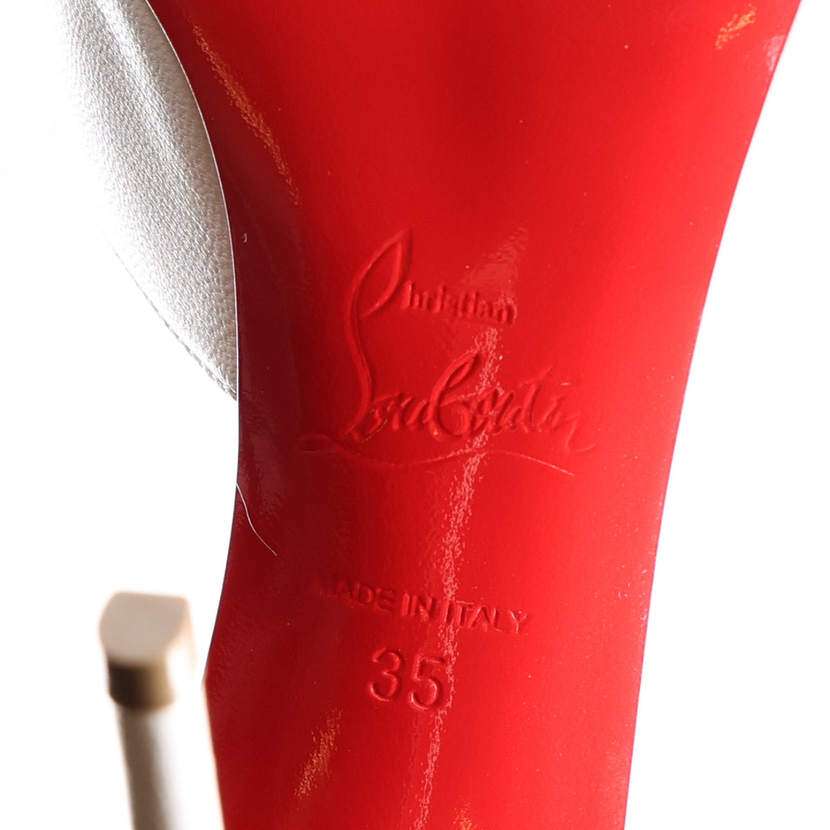 Kid PVC Spike Cross 100 Pumps  35 White Silver