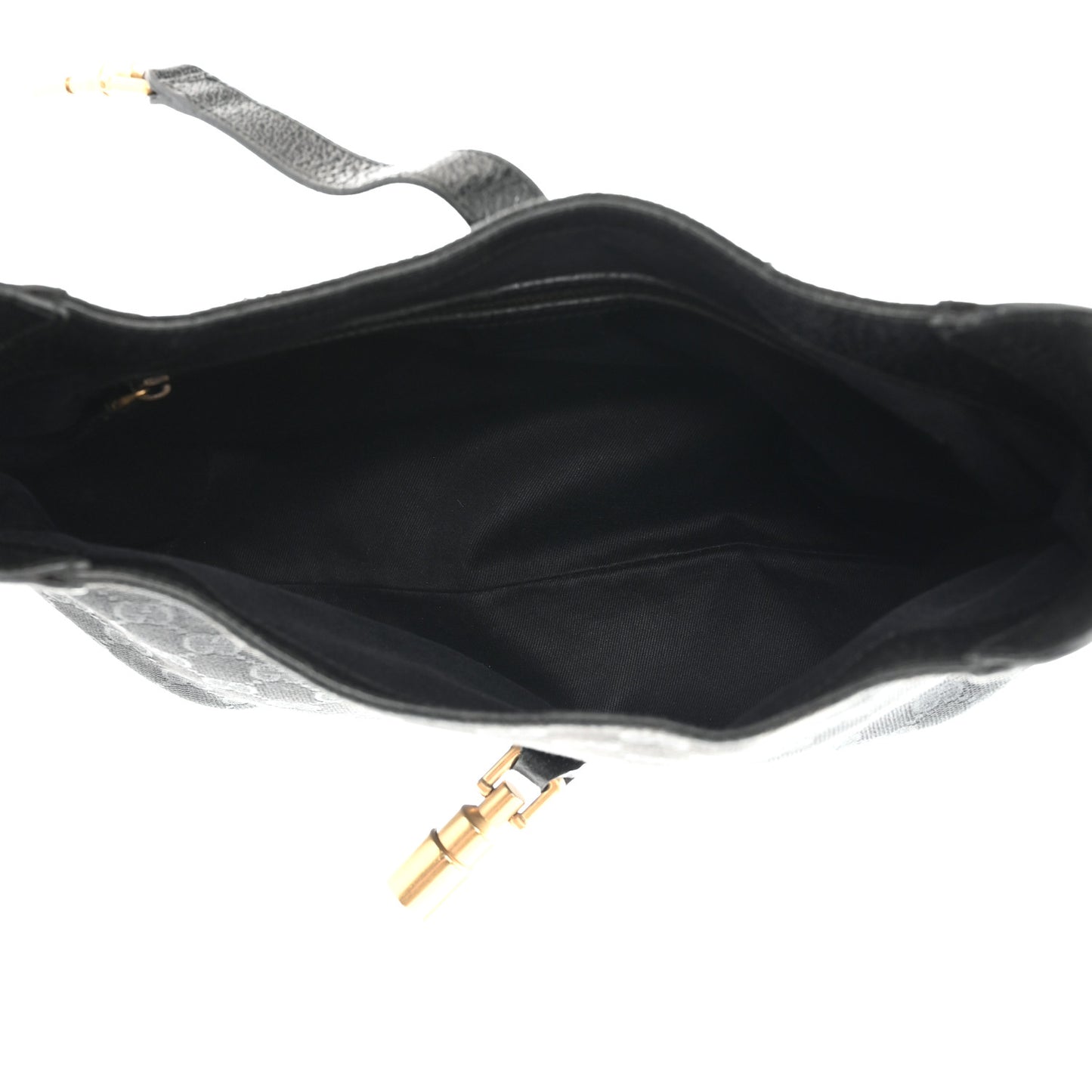 Monogram Piston Lock Jackie O Hobo Black