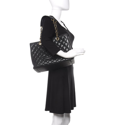 Chanel Caviar Quilted Grand Shopping Tote GST Black 2 of 12