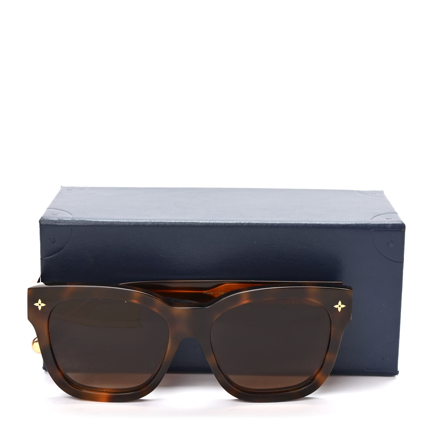 Louis Vuitton Acetate My Monogram Square Sunglasses Z1524E Dark Tortoise 8 of 8