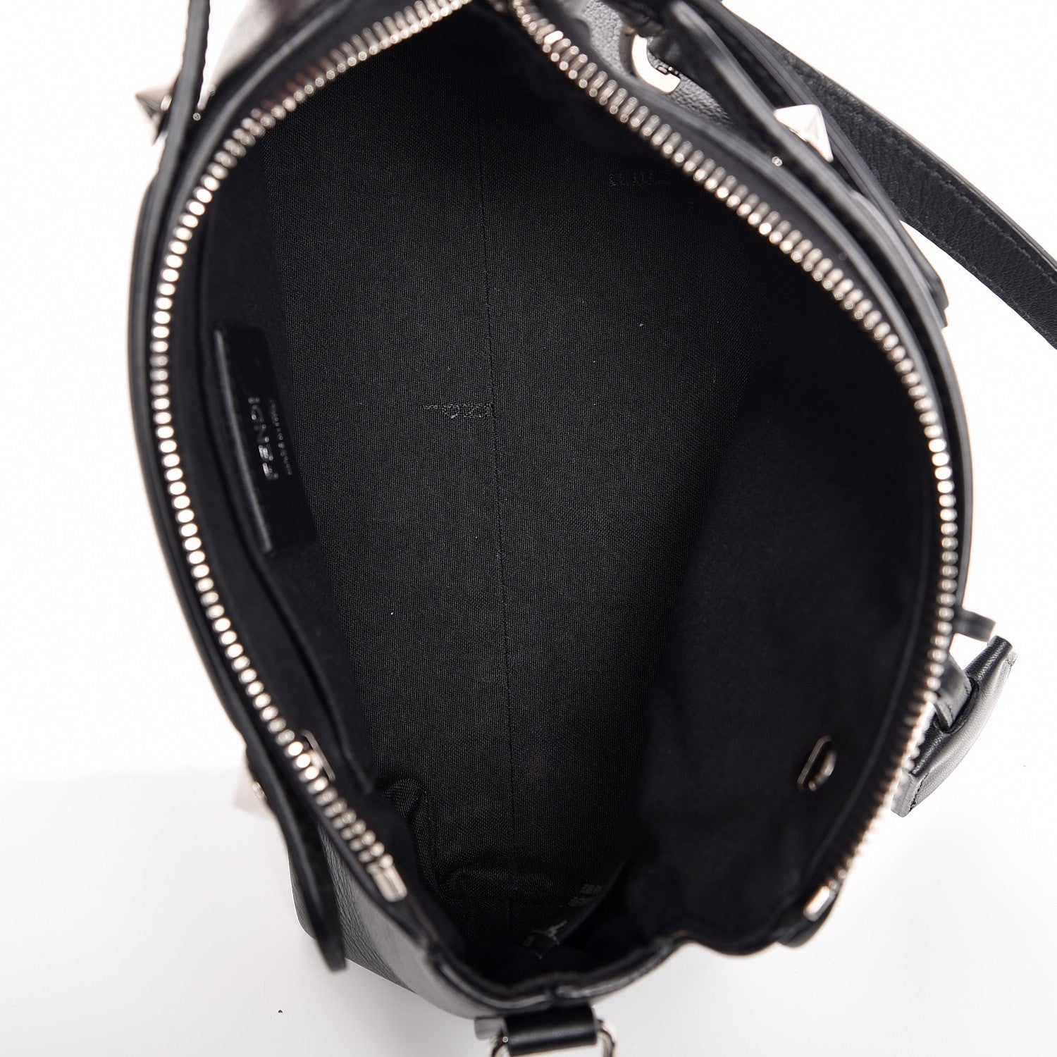 Fendi Vitello Dolce Mini By The Way Boston Bag Black 5 of 9