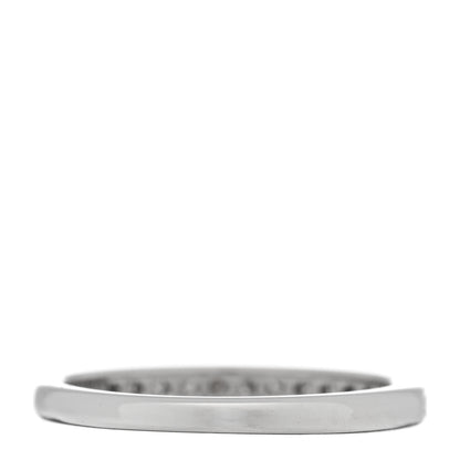 Tiffany Platinum Diamond 2.5mm Half Circle Wedding Band Ring 48 4.5 3 of 5