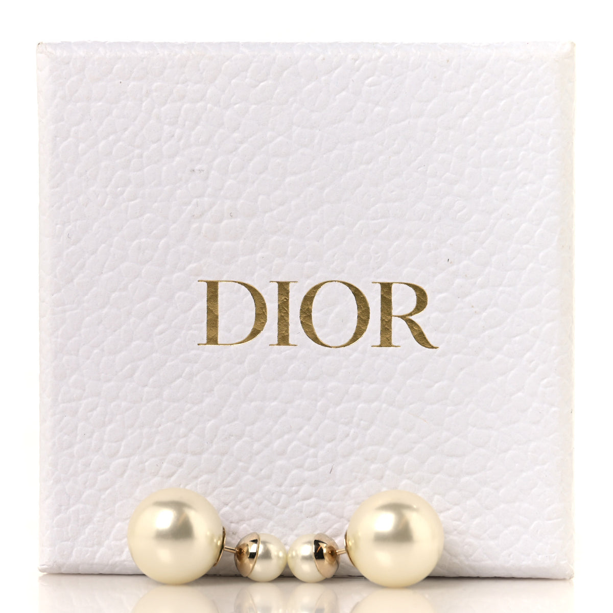 Pearl Mise En Dior Tribal Earrings Gold