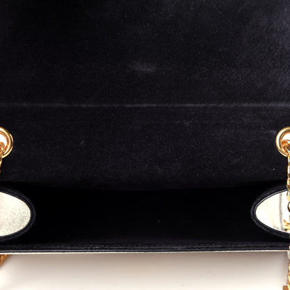 Saint Laurent Metallic Calfskin Small Classic Monogram Kate Satchel Gold 6 of 14