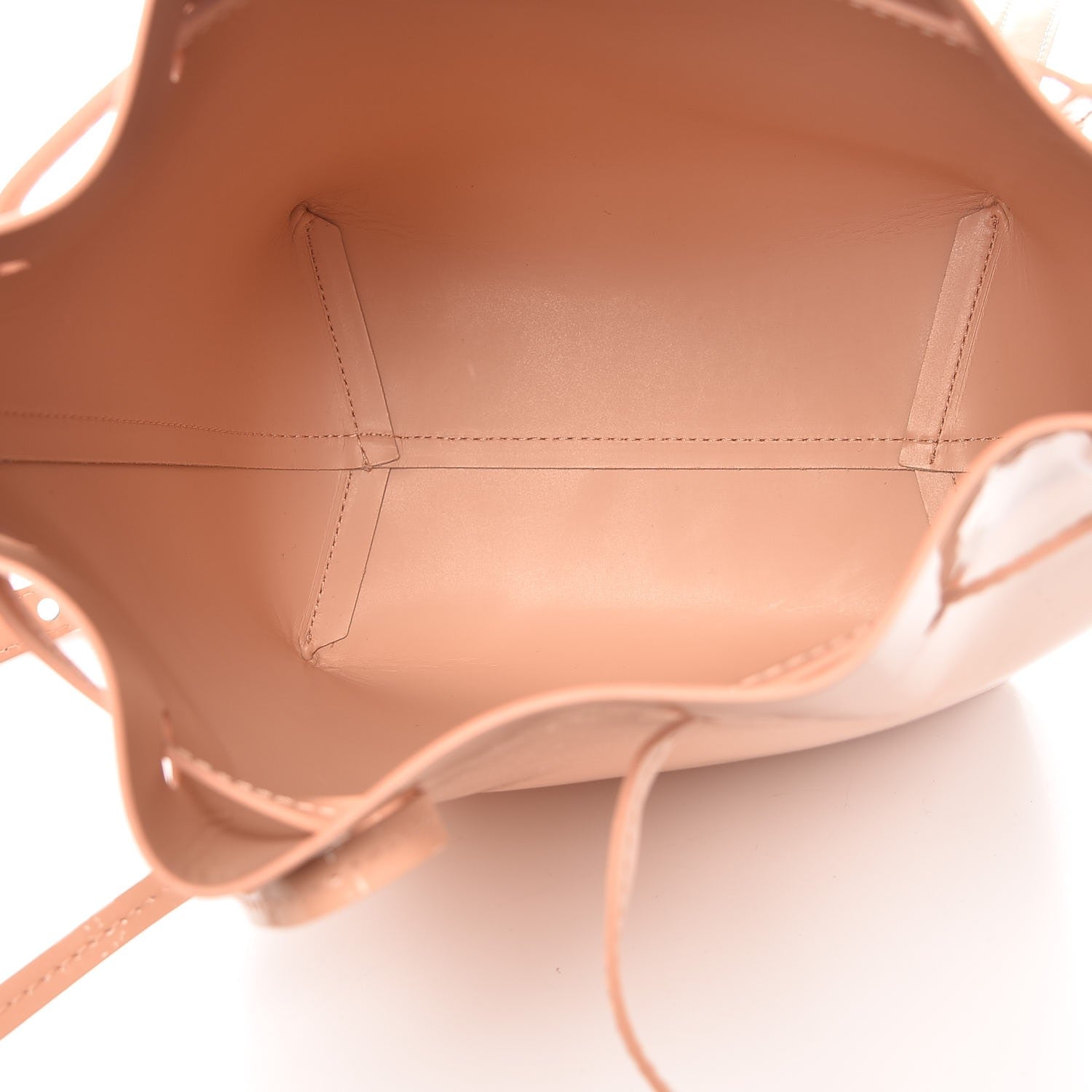 Mansur Gavriel Patent Calfskin Mini Bucket Rosa 5 of 7