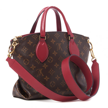 Louis Vuitton Monogram Flower Zipped Tote PM Lie de Vin 2 of 8