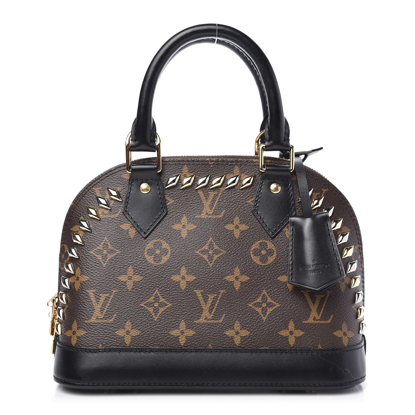 Monogram Macassar Studded Alma BB