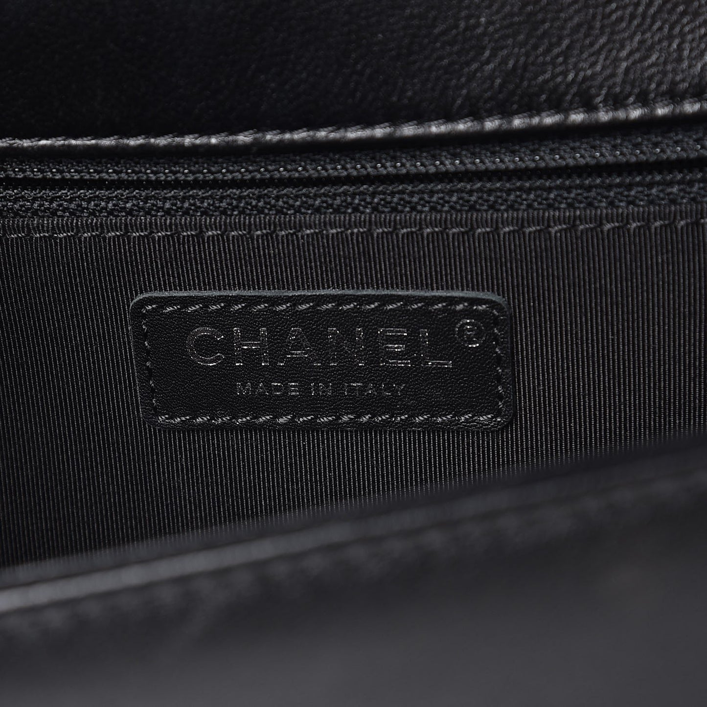 Lambskin Quilted New Medium Boy Flap Black