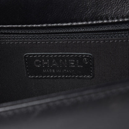 Chanel Lambskin Quilted New Medium Boy Flap Black 6 of 9