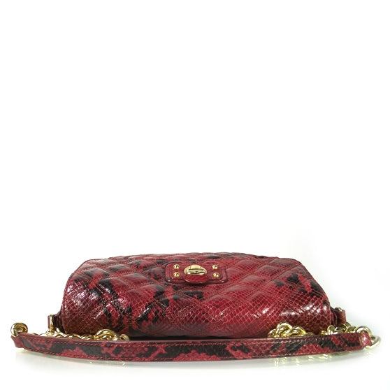 Python Embossed Large The Single Bordeaux