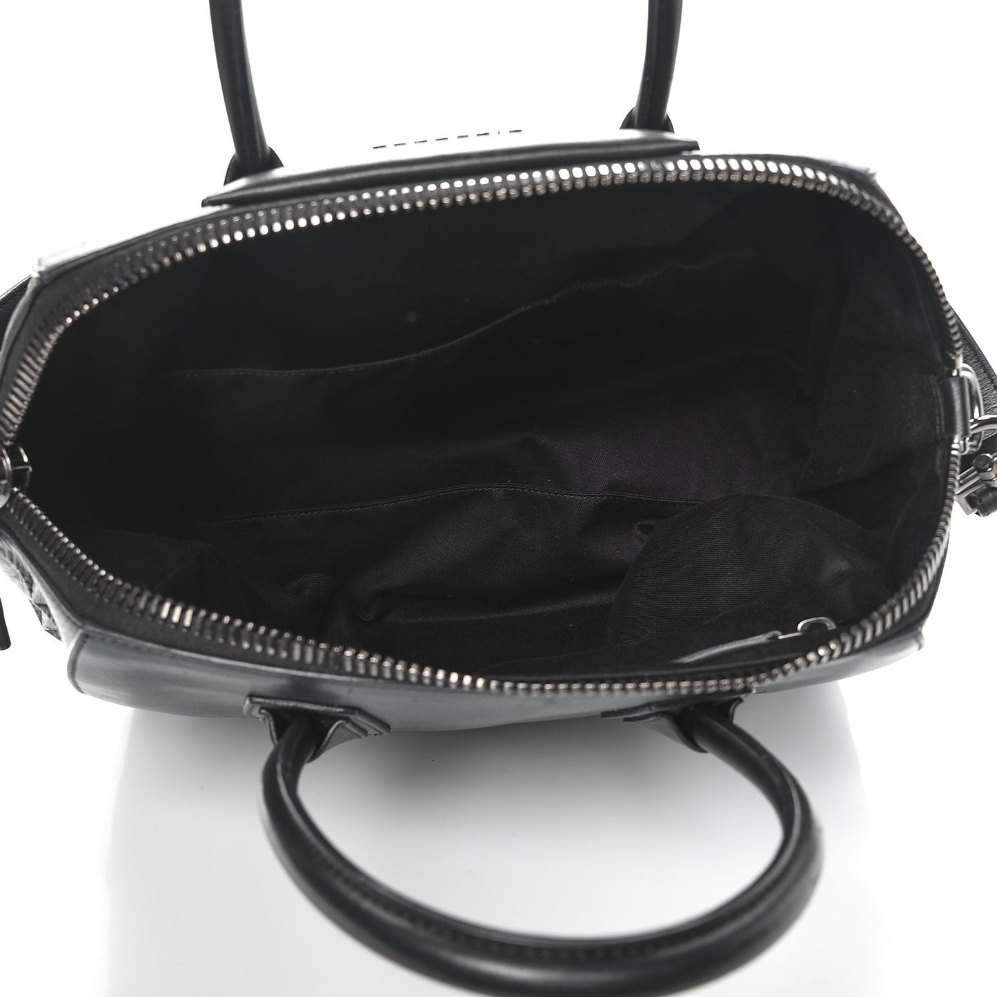 Smooth Calfskin Star Embossed Medium Antigona Black Blue