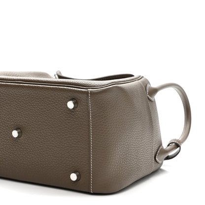 Hermes Taurillon Clemence Lindy 26 Etoupe 10 of 11