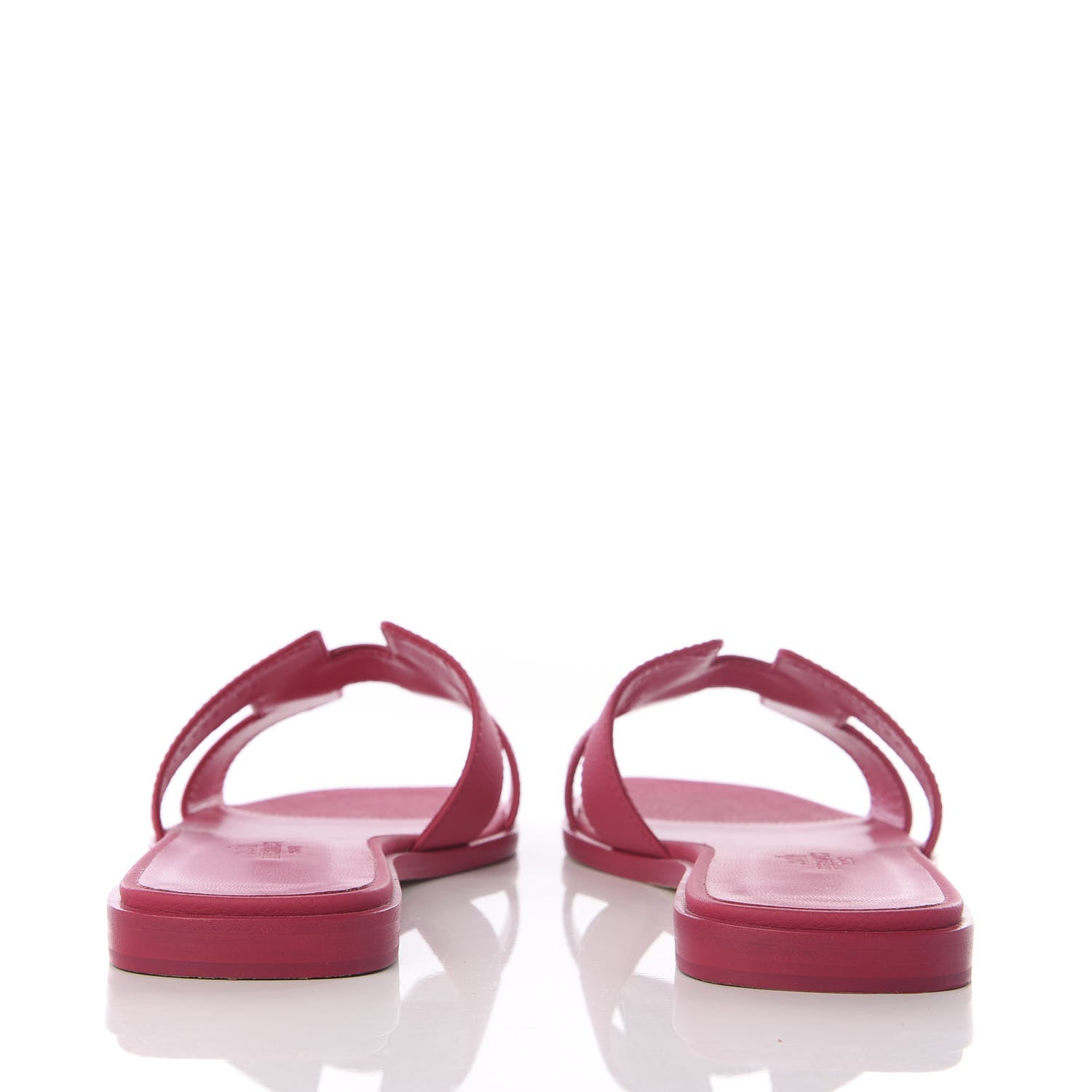 Hermes Epsom Oran Sandals 38 Rouge Azalee 6 of 10