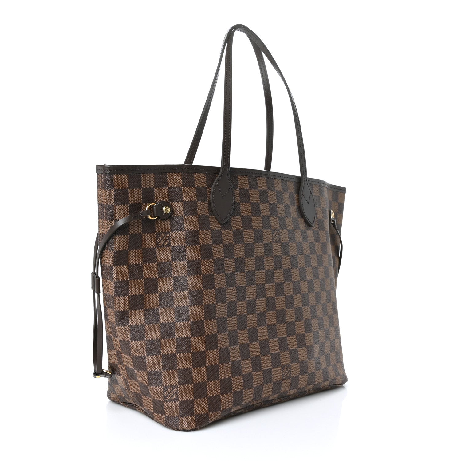 Louis Vuitton Damier Ebene Neo Neverfull MM Rose Ballerine 3 of 8