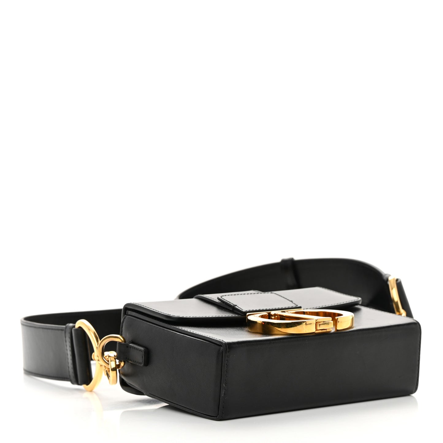 Box Calfskin 30 Montaigne Box Bag Black