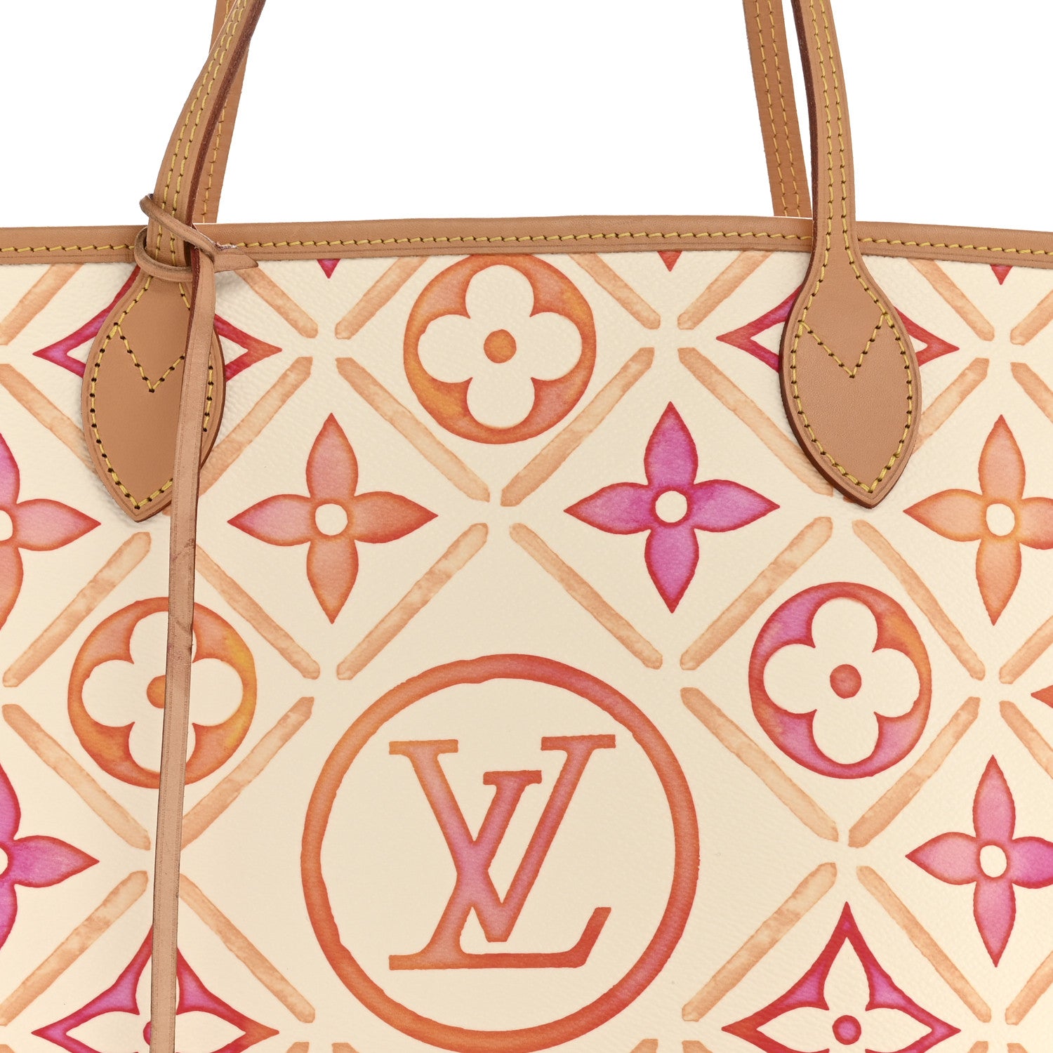 Louis Vuitton Monogram Giant By The Pool 2.0 Neverfull MM Coral 8 of 11