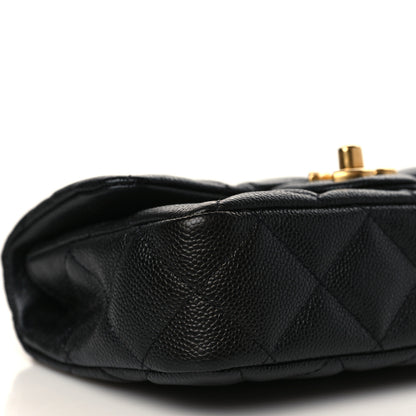 Chanel Caviar Quilted Mini Sweetheart Rectangular Flap Black 8 of 10